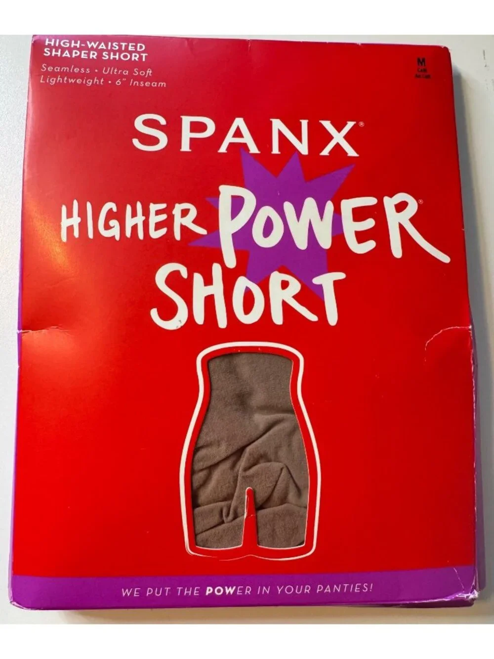 Spanx Higher Power Short Medium Cafe Au Lait Shapewear NWB SPX2745